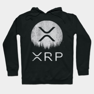 Vintage Ripple XRP Coin To The Moon Crypto Token Cryptocurrency Wallet HODL Birthday Gift For Men Women Hoodie